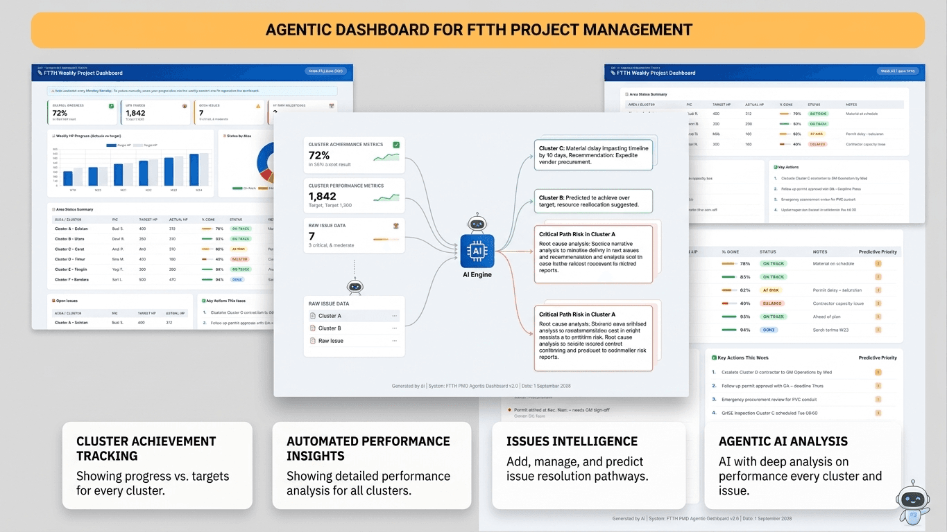 FTTH Performance & Partner Dashboard